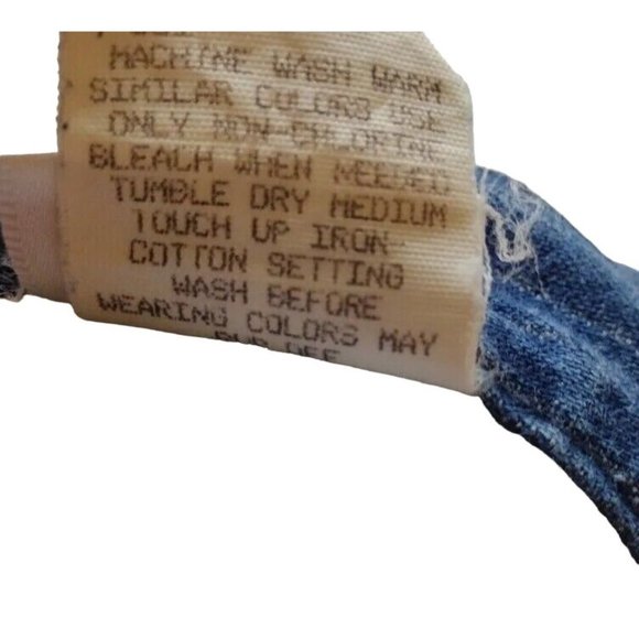 Carriage Court Jeans Womens 16 Straight Leg Pleated Front Striped Vintage - Picture 8 of 11